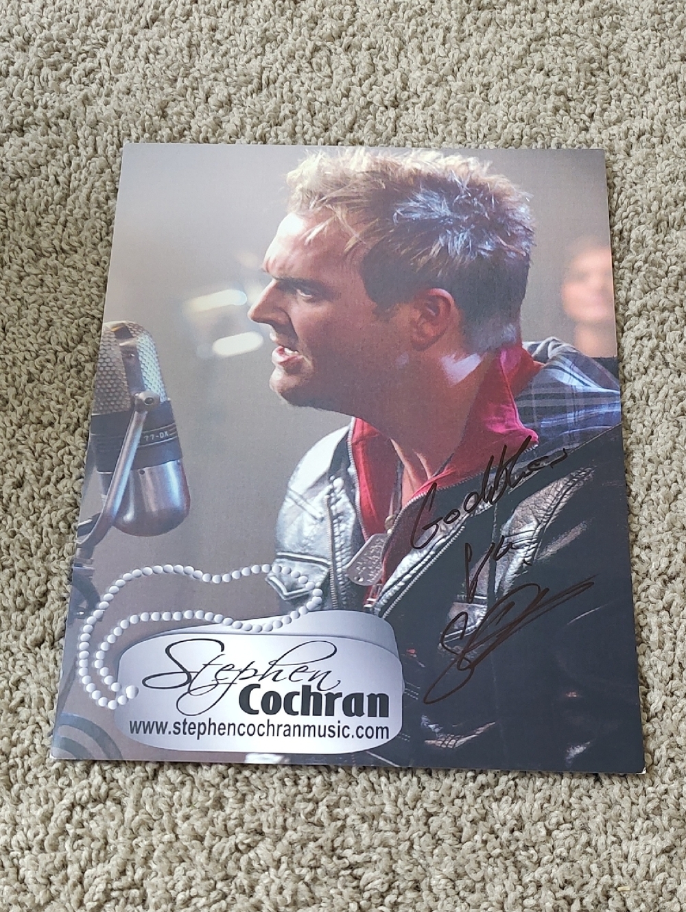 Stephen Cochran Autograph Photo